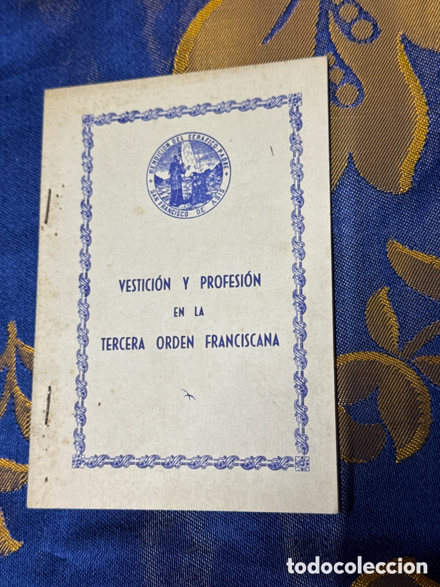 Otros Art&iacute;culos de Coleccionismo en Papel: Vesticion y profesi&oacute;n en la tercera orden franciscana