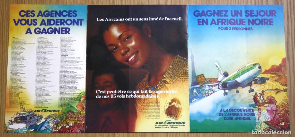 Otros Art&iacute;culos de Coleccionismo en Papel: AIR AFRIQUE 1978 Original Advert Plane France Ad Publicidad Aerolinea Anuncio avion aviones