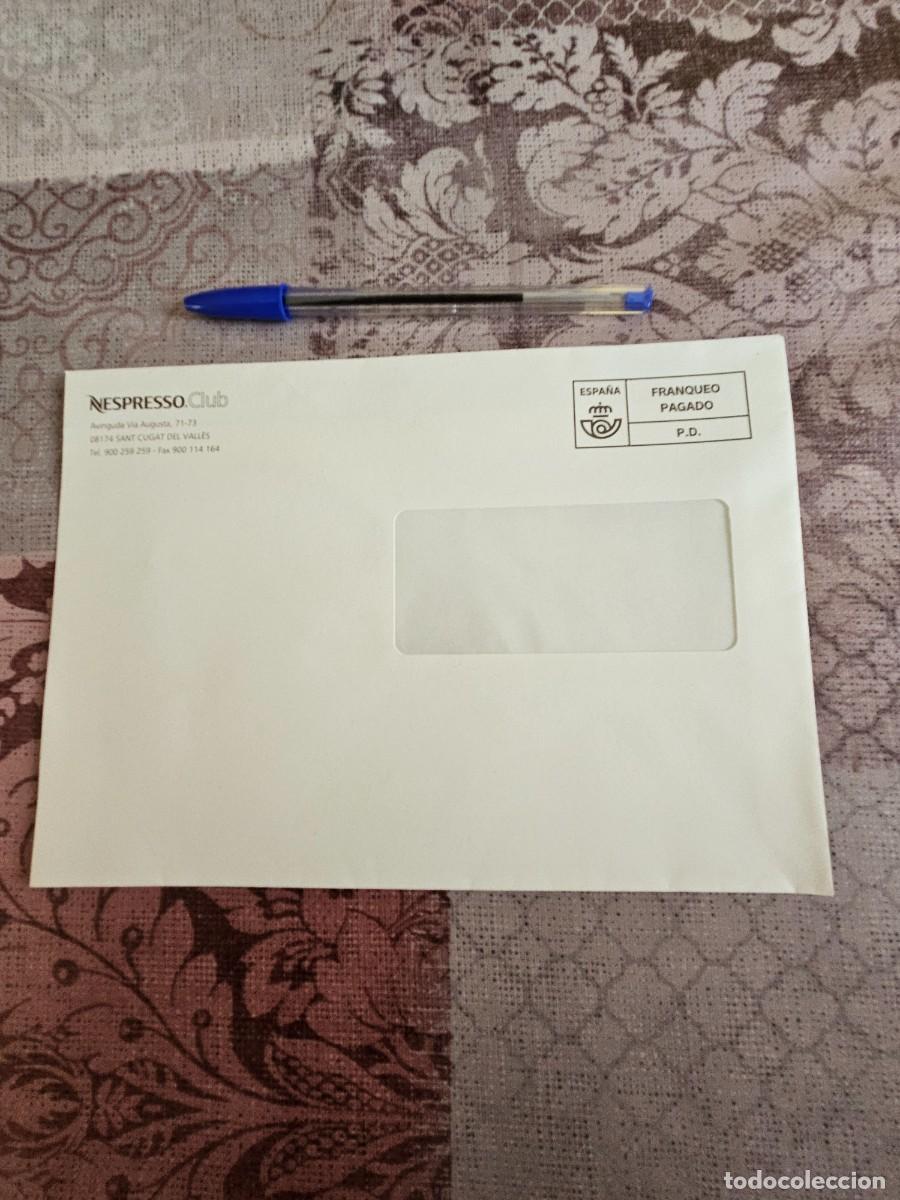Otros Art&iacute;culos de Coleccionismo en Papel: Sobre De Correos De Papel Nespresso Club.