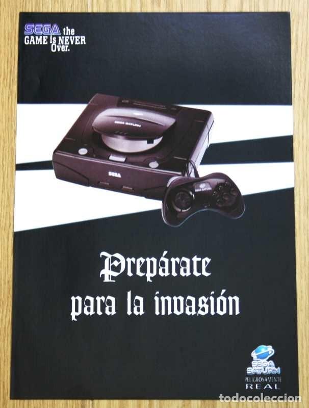 Otros Art&iacute;culos de Coleccionismo en Papel: SEGA SATURN Anuncio 1997 Publicidad Spain Advert Ad promo consola game console