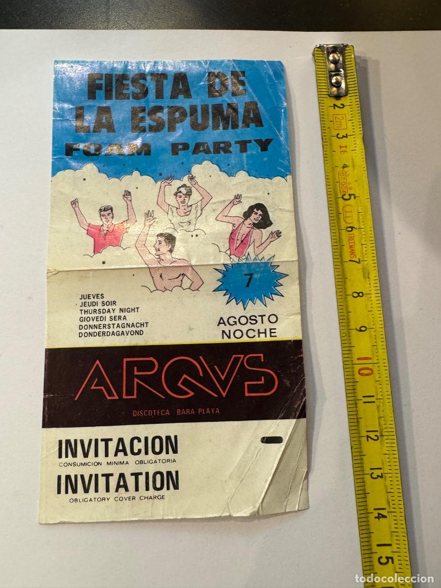 Otros Art&iacute;culos de Coleccionismo en Papel: ARQUS DISCOTECA INVITACI&Oacute;N / COMPRA M&Iacute;NIMA 5&euro;