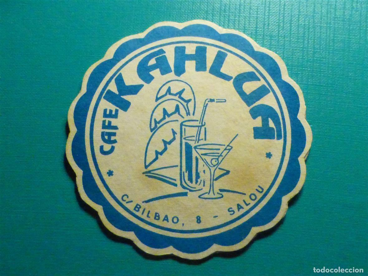 Otros Art&iacute;culos de Coleccionismo en Papel: Posavasos Pub - Cokteler&iacute;a Tailandes, Hawaiano, Caf&eacute; Kahlua - C/ Bilbao, 8 - Salou - Tarragona