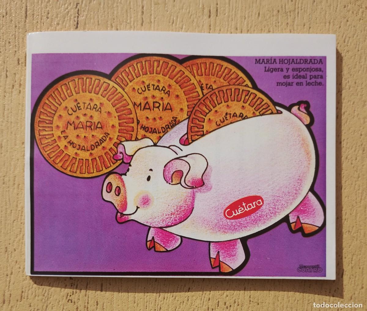 Otros Art&iacute;culos de Coleccionismo en Papel: Libreta Cuetara Mar&iacute;a la Hojaldrada Promocional Cuetara