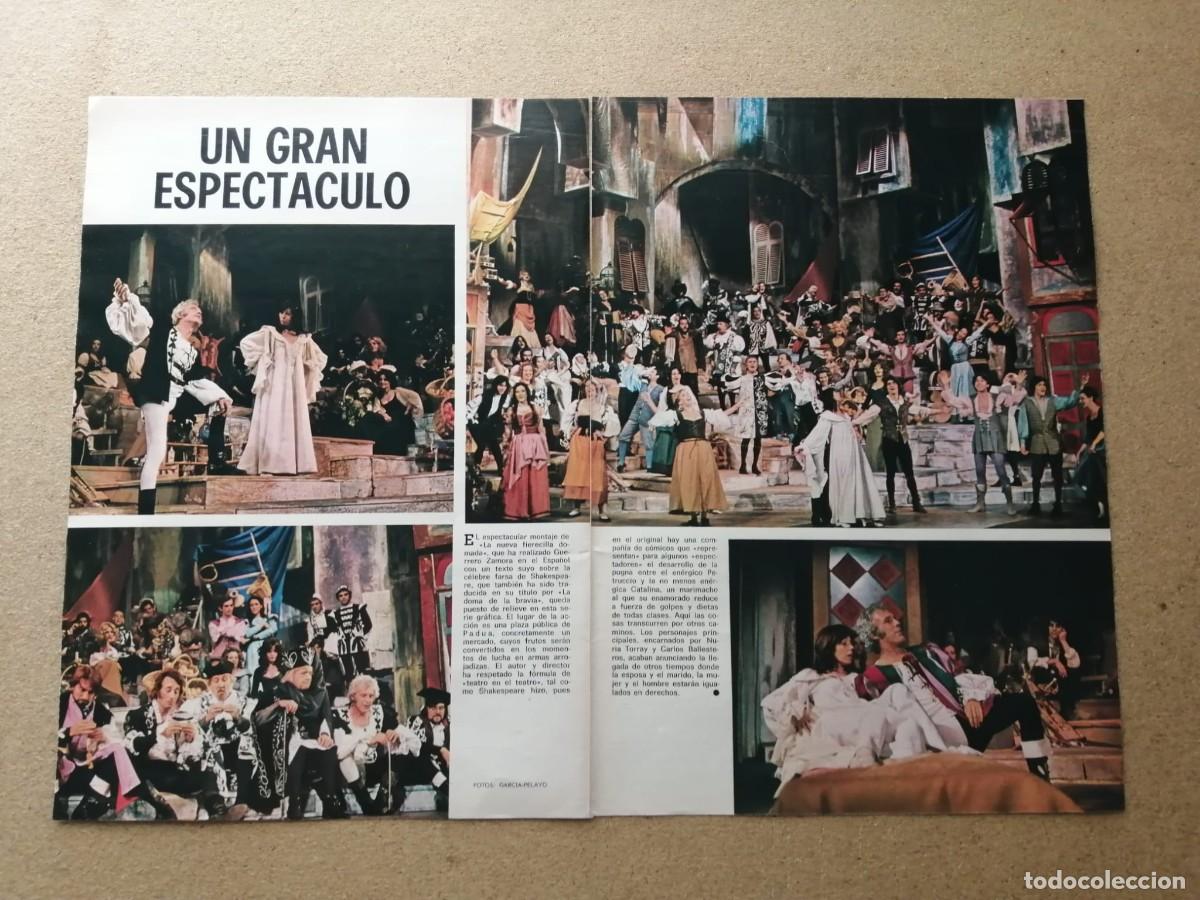 Otros Art&iacute;culos de Coleccionismo en Papel: REPORTAJE. NURIA TORRAY - CARLOS BALLESTEROS, OBRA DE TEATRO LA NUEVA FIERECILLA DOMADA