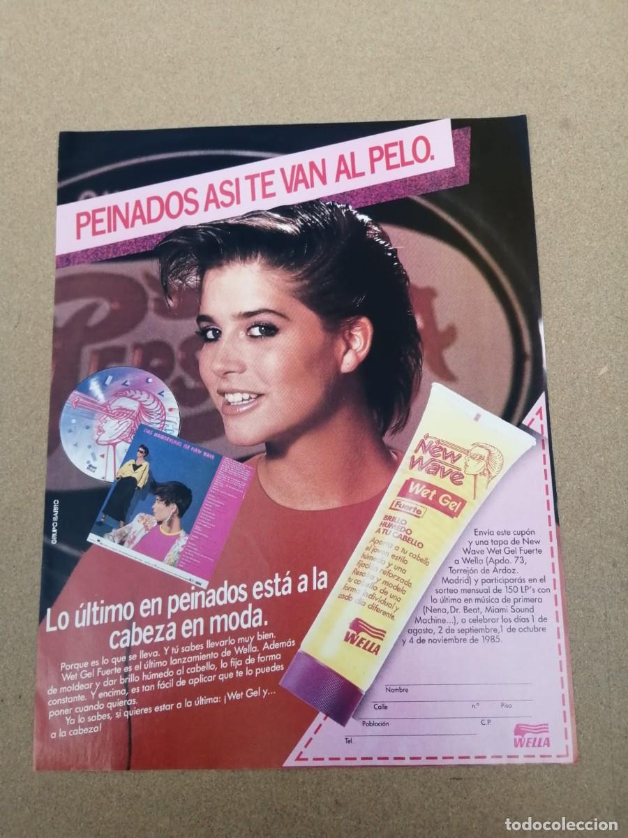 Otros Art&iacute;culos de Coleccionismo en Papel: ANUNCIO. NEW WAVE, DE WELLA