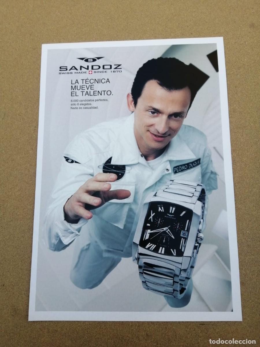 Otros Art&iacute;culos de Coleccionismo en Papel: ANUNCIO. SANDOZ, RELOJES. PEDRO DUQUE