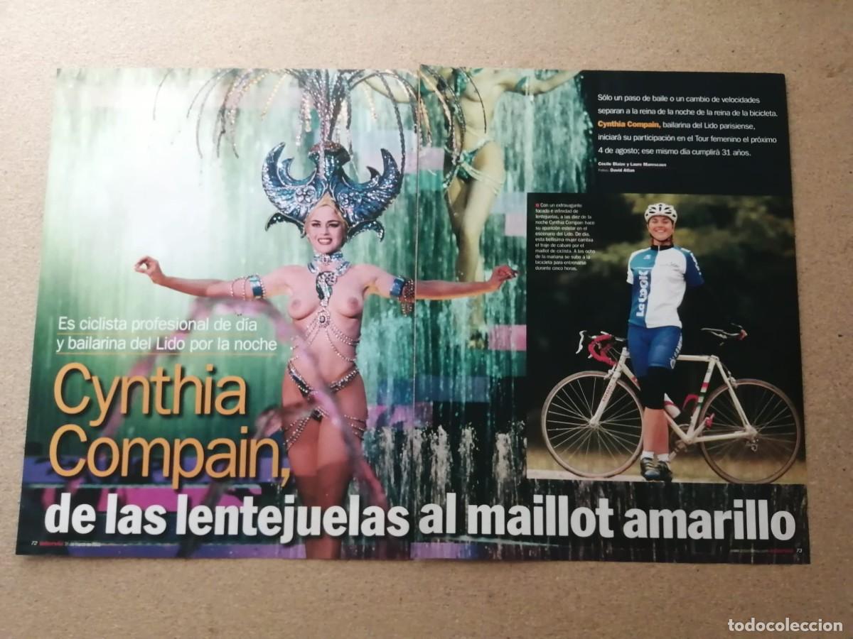 Otros Art&iacute;culos de Coleccionismo en Papel: REPORTAJE. CYNTHIA COMPAIN, DE LAS LENTEJUELAS AL MAILLOT AMARILLO