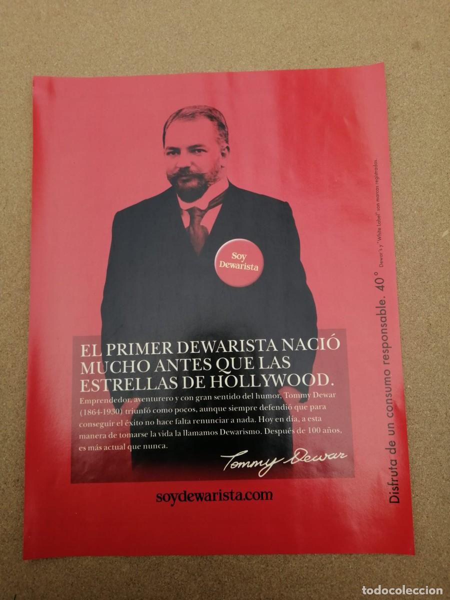 Otros Art&iacute;culos de Coleccionismo en Papel: ANUNCIO. DEWARS, WHISKY