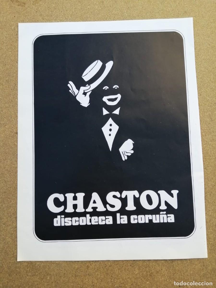 Otros Art&iacute;culos de Coleccionismo en Papel: ANUNCIO. DISCOTECA CHASTON. A CORU&Ntilde;A