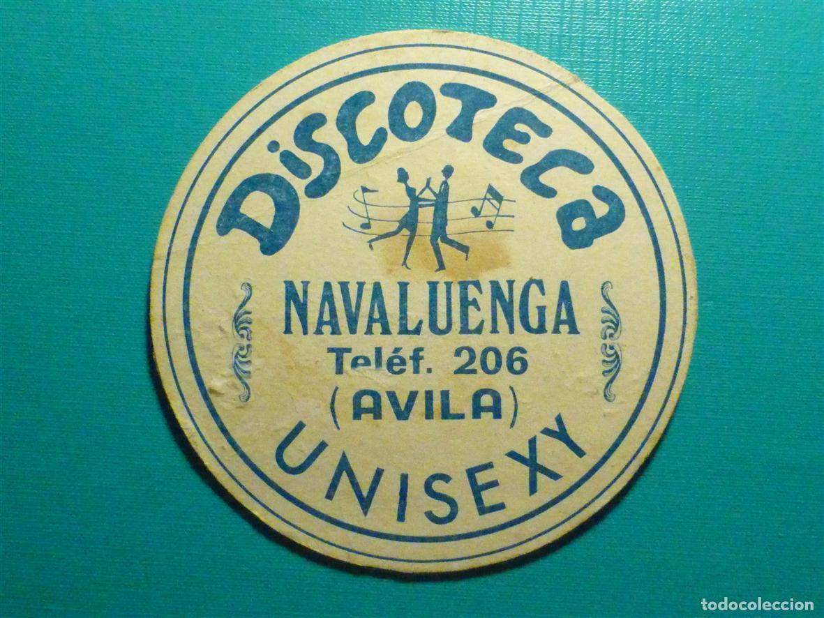 Otros Art&iacute;culos de Coleccionismo en Papel: Posavasos - Disco-Bar - Pub - Discoteca Unisexy - Navaluenga - &Aacute;vila