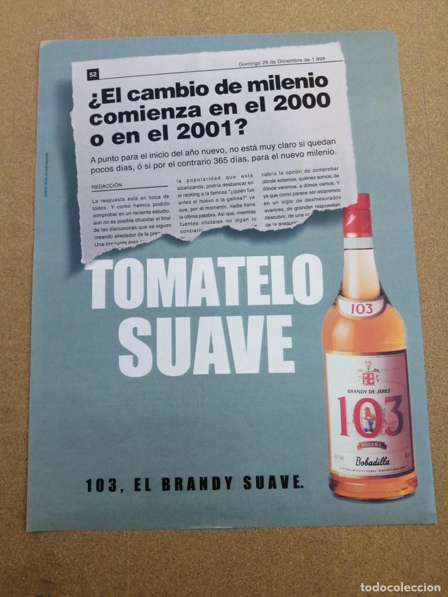 Otros Art&iacute;culos de Coleccionismo en Papel: ANUNCIO. BRANDY 103.