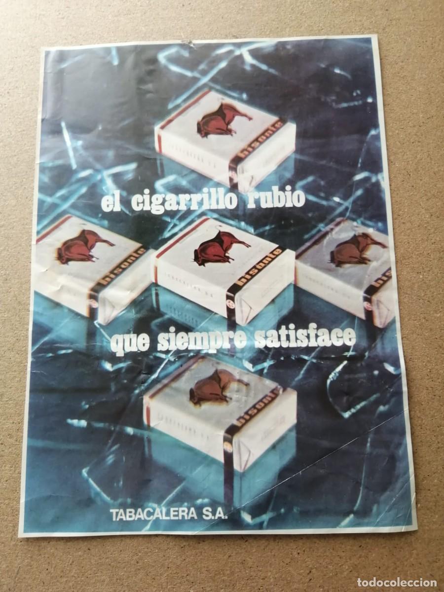 Otros Art&iacute;culos de Coleccionismo en Papel: ANUNCIO. CIGARRILLOS BISONTE