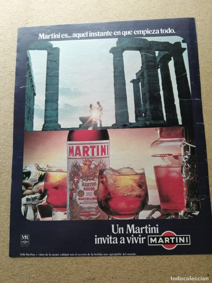 Otros Art&iacute;culos de Coleccionismo en Papel: ANUNCIO. UN MARTINI INVITA A VIVIR