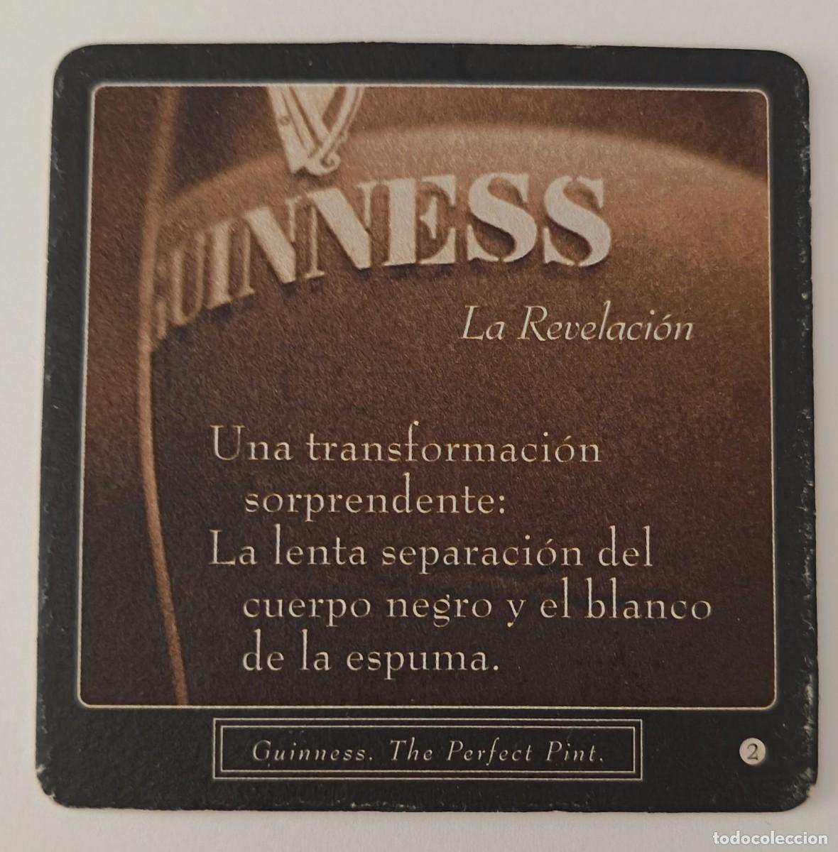 Otros Art&iacute;culos de Coleccionismo en Papel: Posavasos. Cuadrado. Guinness. La revelacion. Es antiguo.