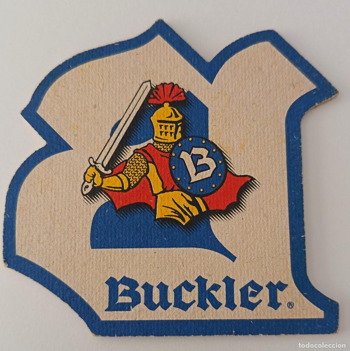 Otros Art&iacute;culos de Coleccionismo en Papel: Posavasos. Buckler. Duro. Caballero y espada. Holanda. A&ntilde;os 80. Muy original.