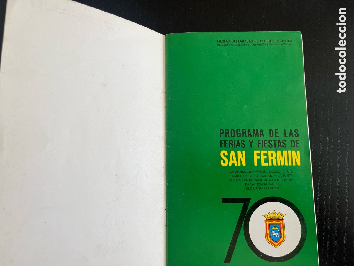Otros art&iacute;culos de coleccionismo en papel: Programa de San Ferm&iacute;n, 1970 - Foto 4