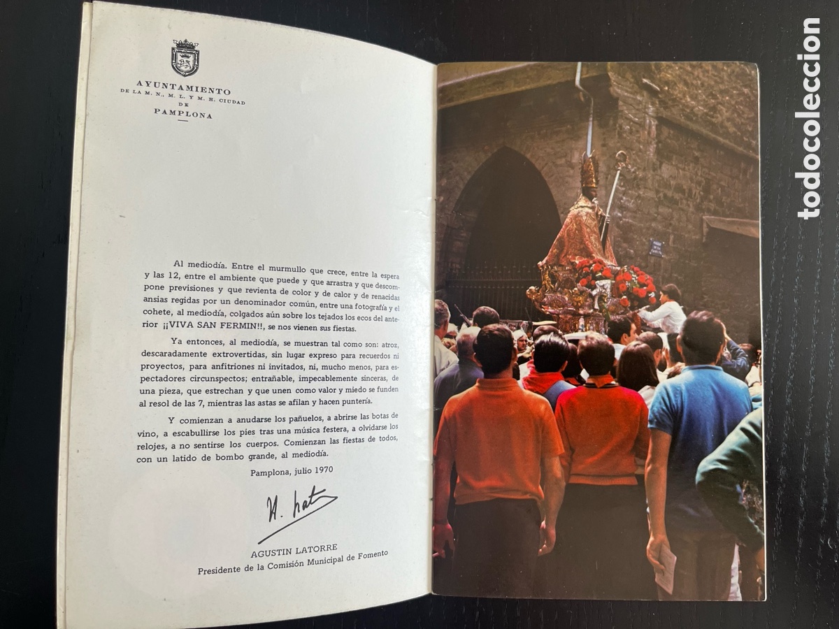 Otros art&iacute;culos de coleccionismo en papel: Programa de San Ferm&iacute;n, 1970 - Foto 5