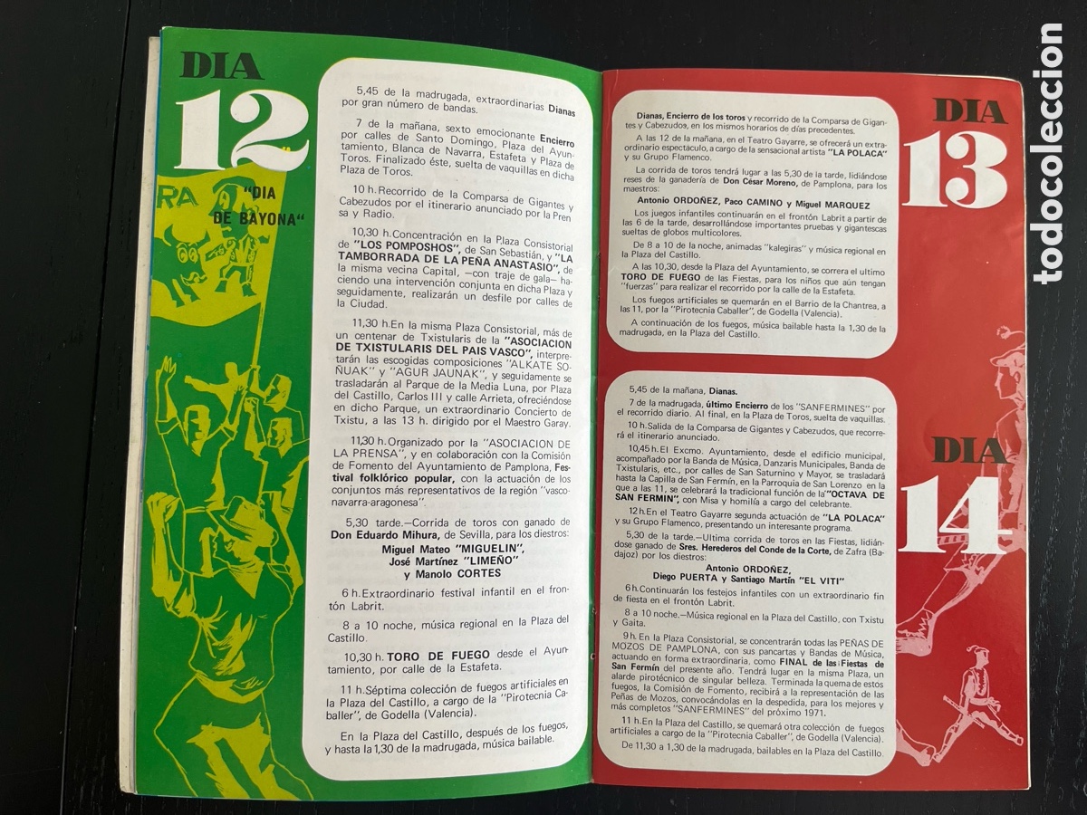 Otros art&iacute;culos de coleccionismo en papel: Programa de San Ferm&iacute;n, 1970 - Foto 9