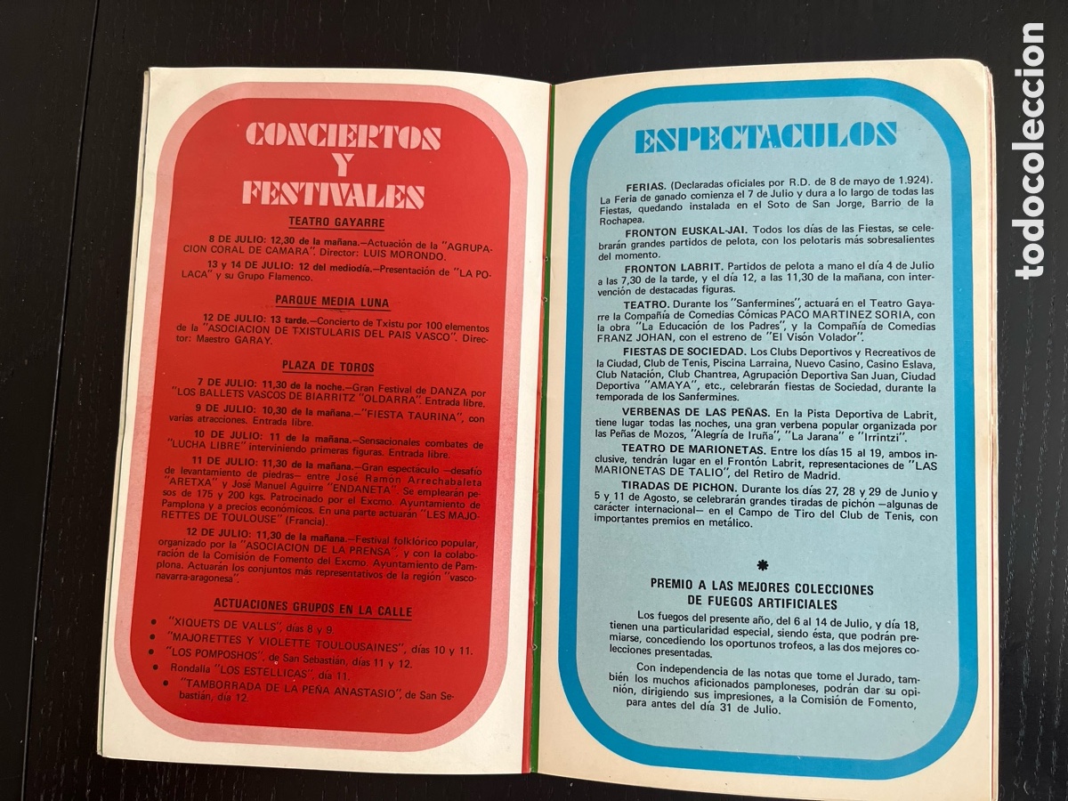 Otros art&iacute;culos de coleccionismo en papel: Programa de San Ferm&iacute;n, 1970 - Foto 11
