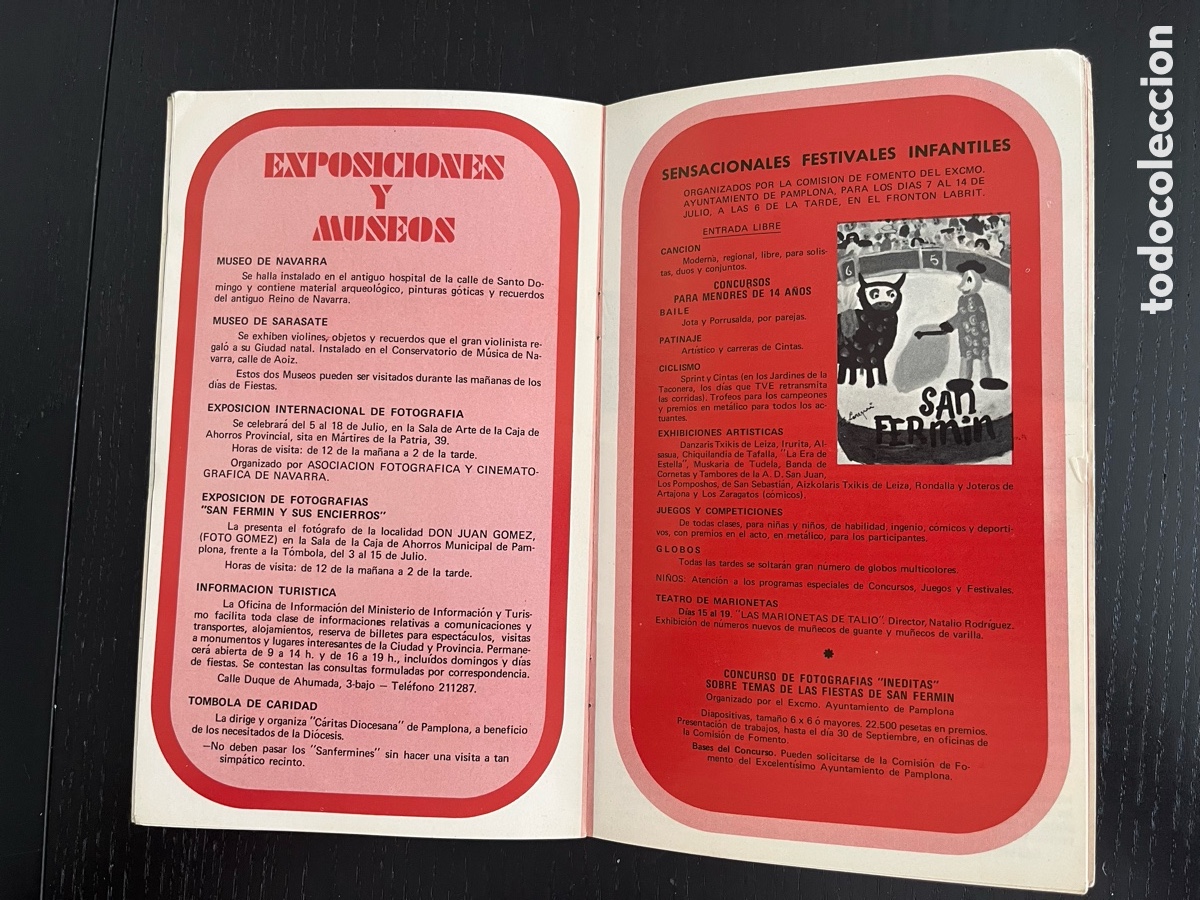 Otros art&iacute;culos de coleccionismo en papel: Programa de San Ferm&iacute;n, 1970 - Foto 12