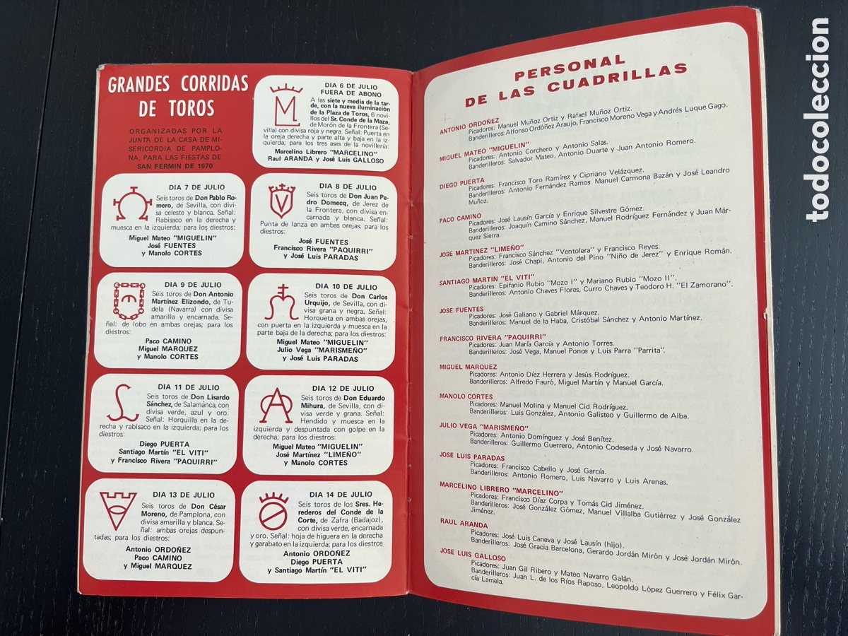 Otros art&iacute;culos de coleccionismo en papel: Programa de San Ferm&iacute;n, 1970 - Foto 15