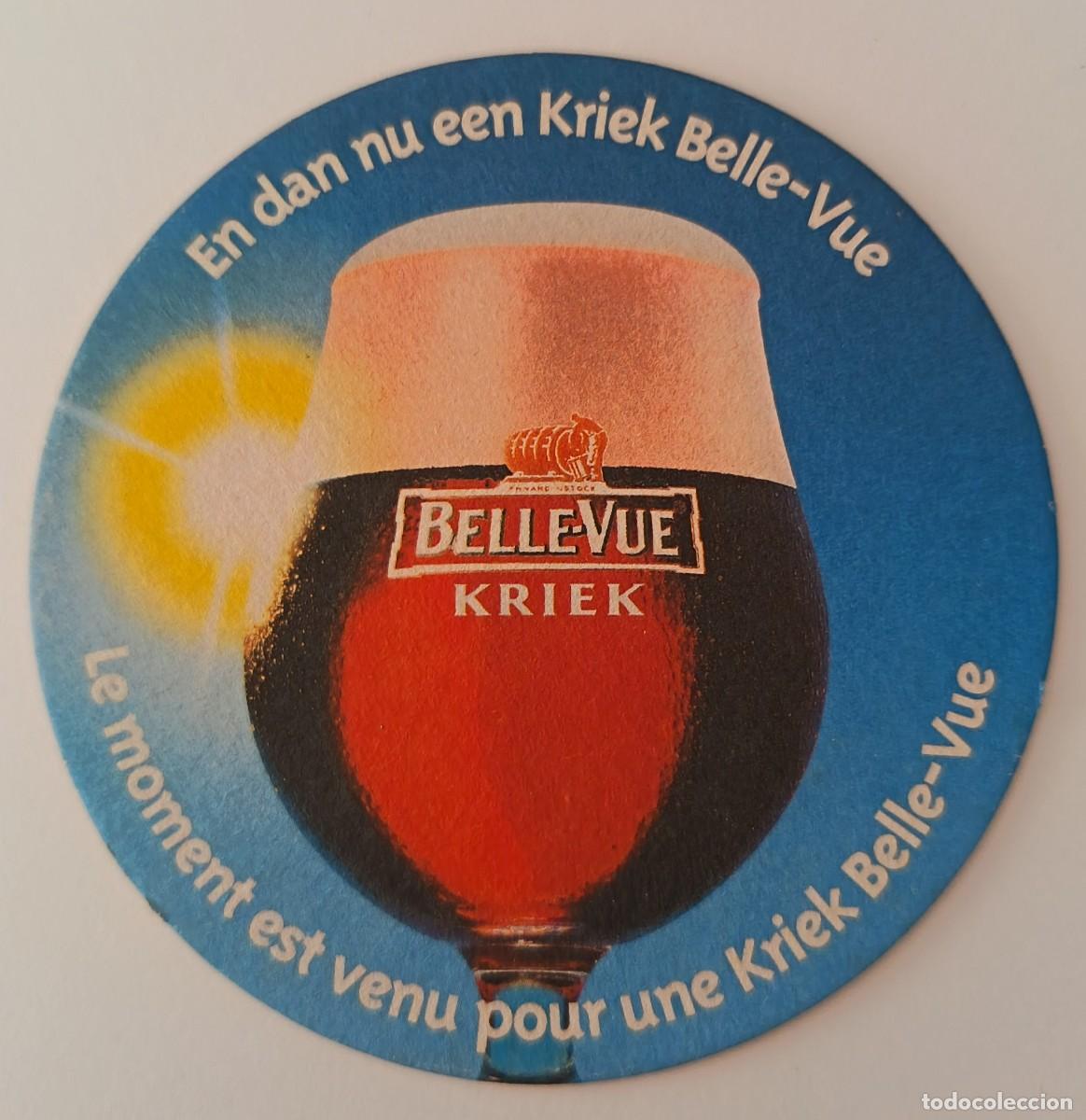 Otros Art&iacute;culos de Coleccionismo en Papel: Posavasos. Redondo. Belle - Vue. Kriek. Cerveza.