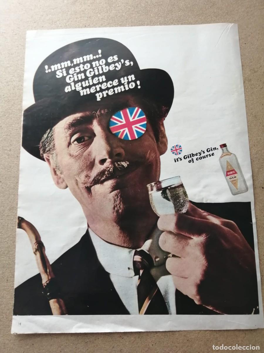 Otros Art&iacute;culos de Coleccionismo en Papel: ANUNCIO. GILBEY'S GIN