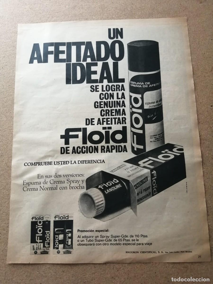 Otros Art&iacute;culos de Coleccionismo en Papel: ANUNCIO. CREMA DE AFEITAR FLO&Iuml;D
