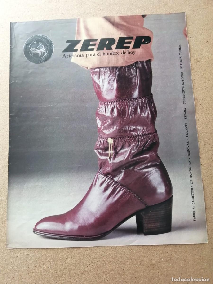Otros Art&iacute;culos de Coleccionismo en Papel: ANUNCIO. ZEREP, ARTESANIA PARA EL HOMBRE DE HOY