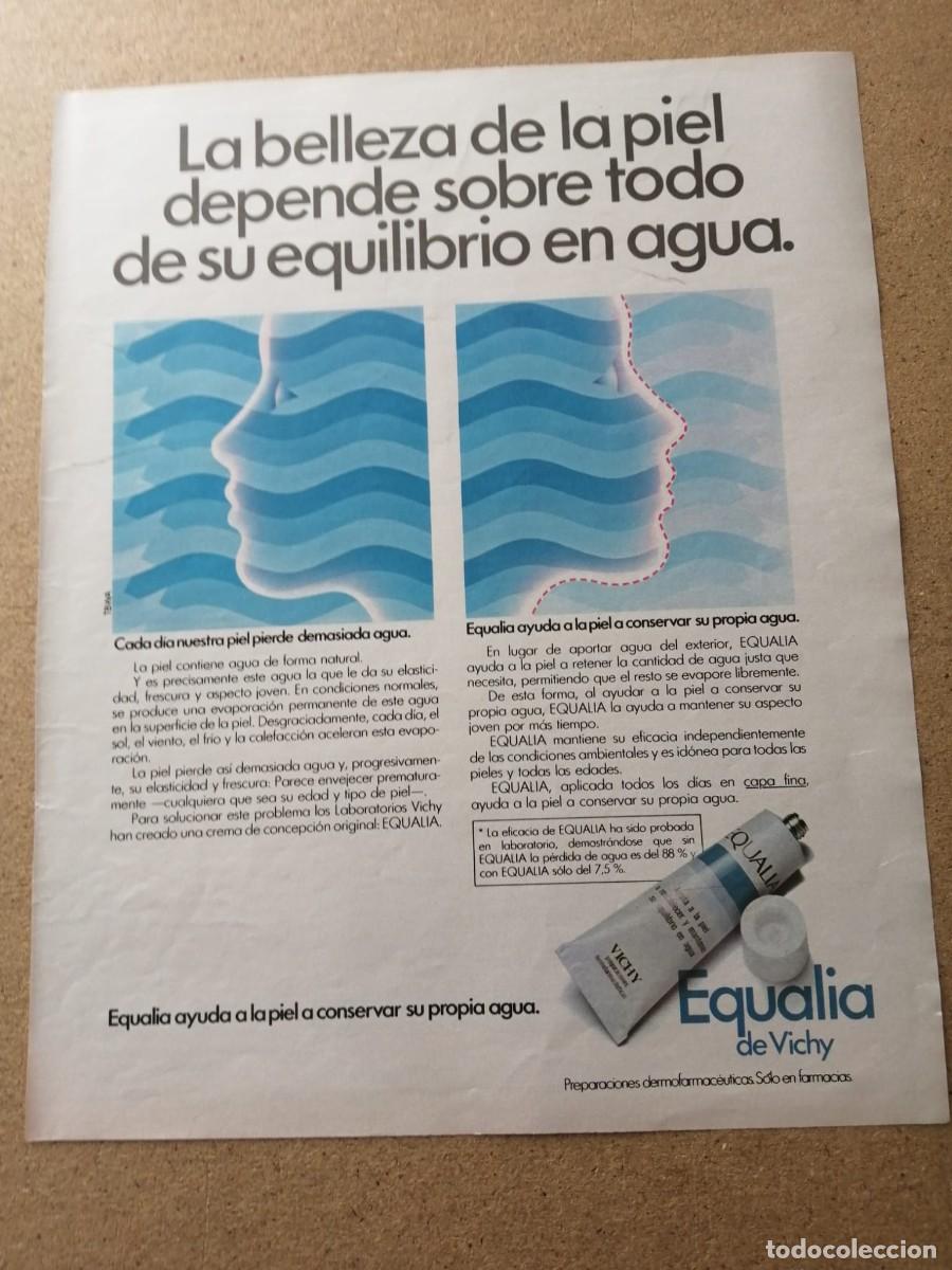 Otros Art&iacute;culos de Coleccionismo en Papel: ANUNCIO. CREMA EQUALIA, DE VICHY