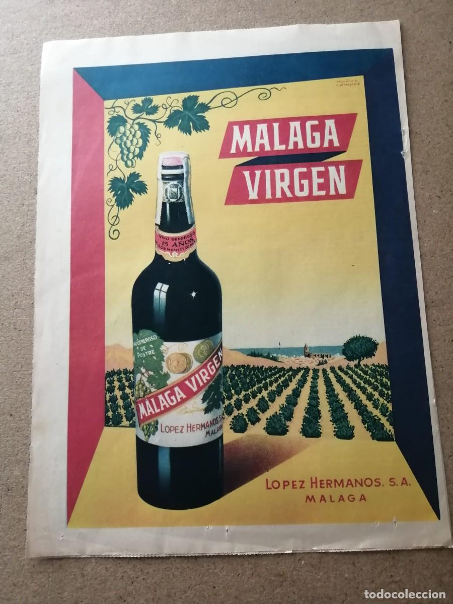 Otros Art&iacute;culos de Coleccionismo en Papel: ANUNCIO. MALAGA VIRGEN