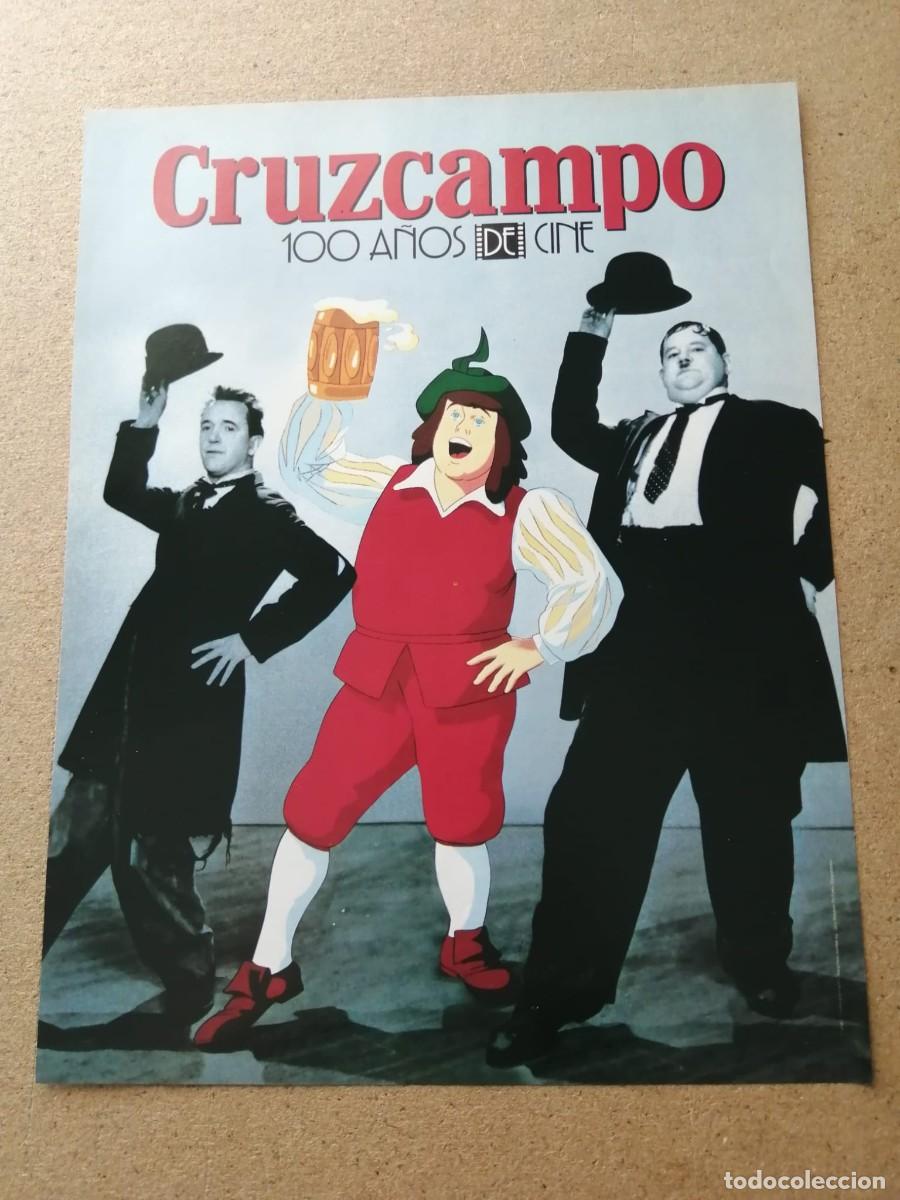 Otros Art&iacute;culos de Coleccionismo en Papel: ANUNCIO. CRUZCAMPO, 100 A&Ntilde;OS DE CINE