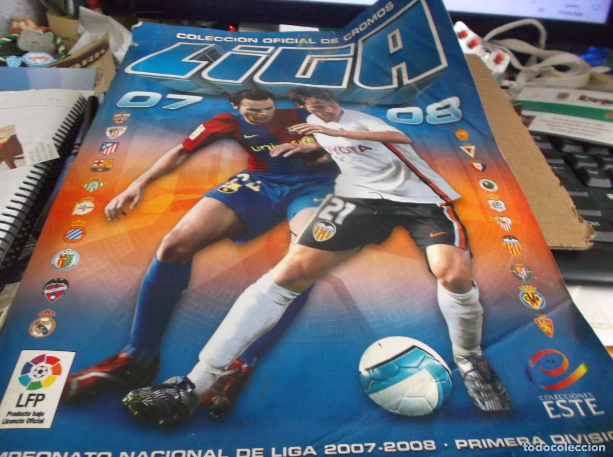 Otros Art&iacute;culos de Coleccionismo en Papel: ALB&Uacute;M DE CROMOS PANINI/ESTE- CAMPEONATO DE LIGA 2007-08, CON 540 CROMOS ALGUNOS CROMOS CARO,MESSI