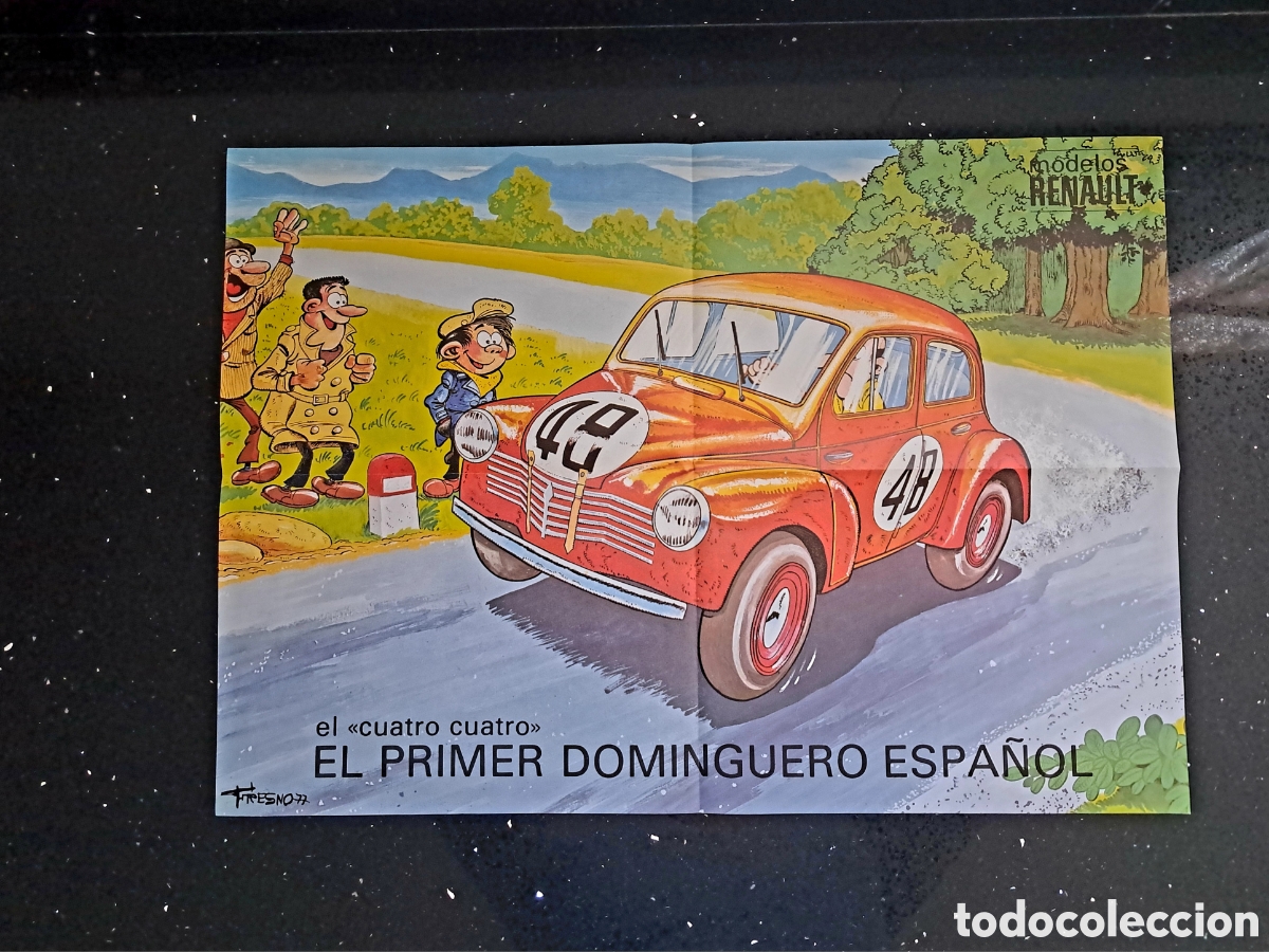 Otros Art&iacute;culos de Coleccionismo en Papel: POSTER AUTOMOVIL RENAULT R 4, EL CUATRO CUATRO