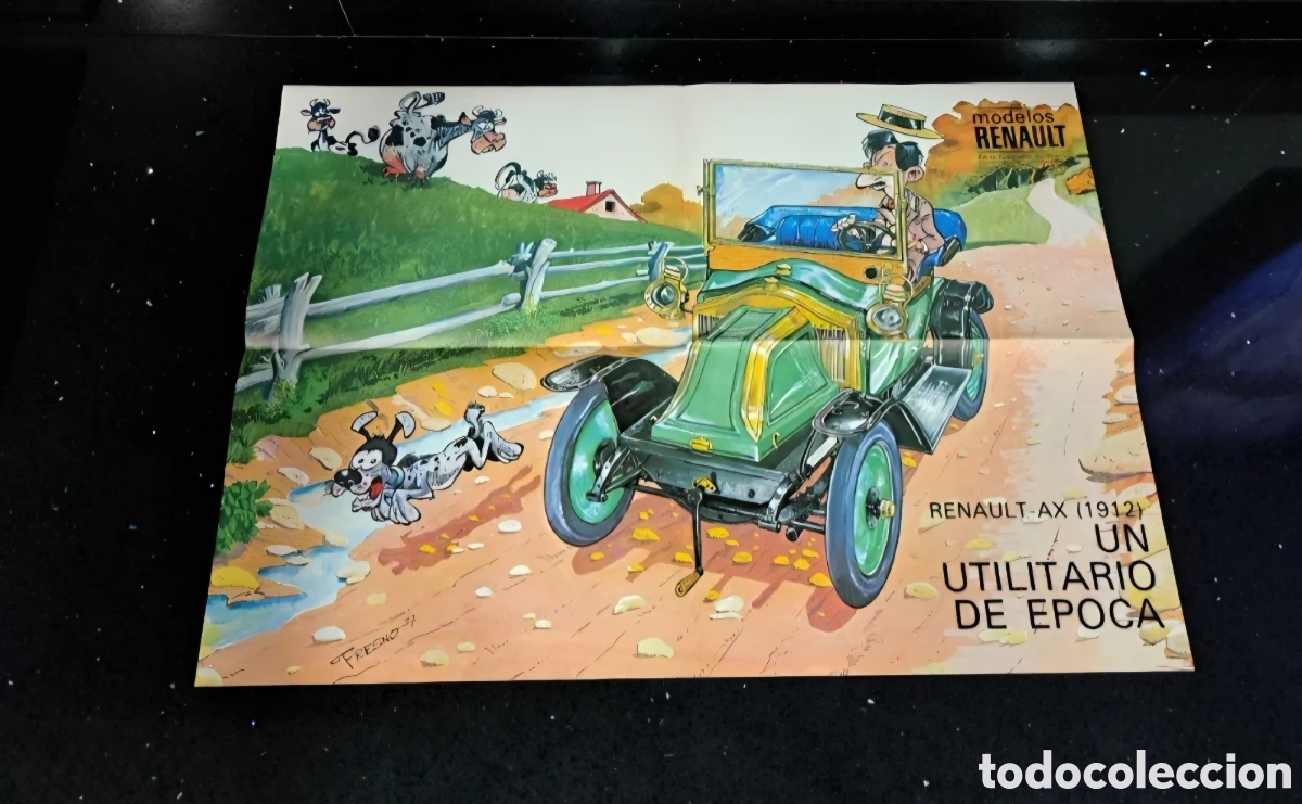 Otros Art&iacute;culos de Coleccionismo en Papel: P&Oacute;STER Renault AX BIPLAZA