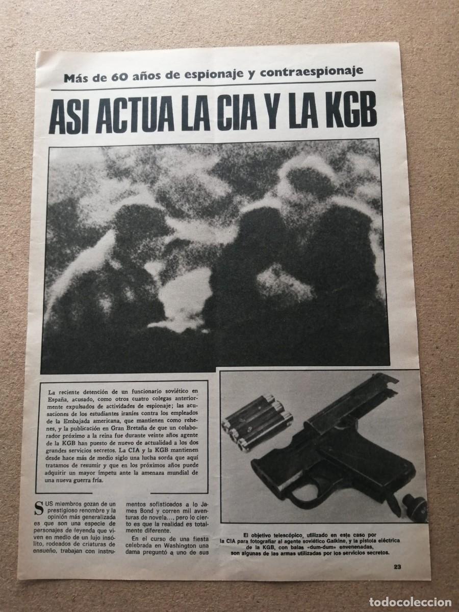 Otros Art&iacute;culos de Coleccionismo en Papel: REPORTAJE. ASI ACTUA LA CIA Y LA KGB