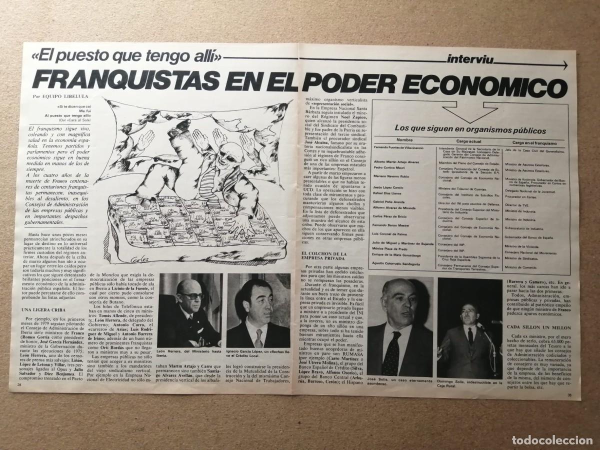 Otros Art&iacute;culos de Coleccionismo en Papel: REPORTAJE. FRANQUISTAS EN EL PODER ECONOMICO