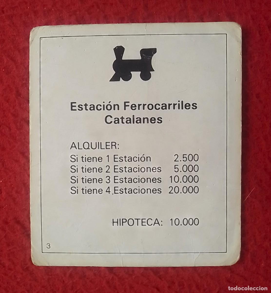 Otros Art&iacute;culos de Coleccionismo en Papel: TICKET TARJETA VALE O SIMIL, A IDENTIFICAR, ESTACI&Oacute;N FERROCARRILES CATALANES ALQUILER..HIPOTECADO...
