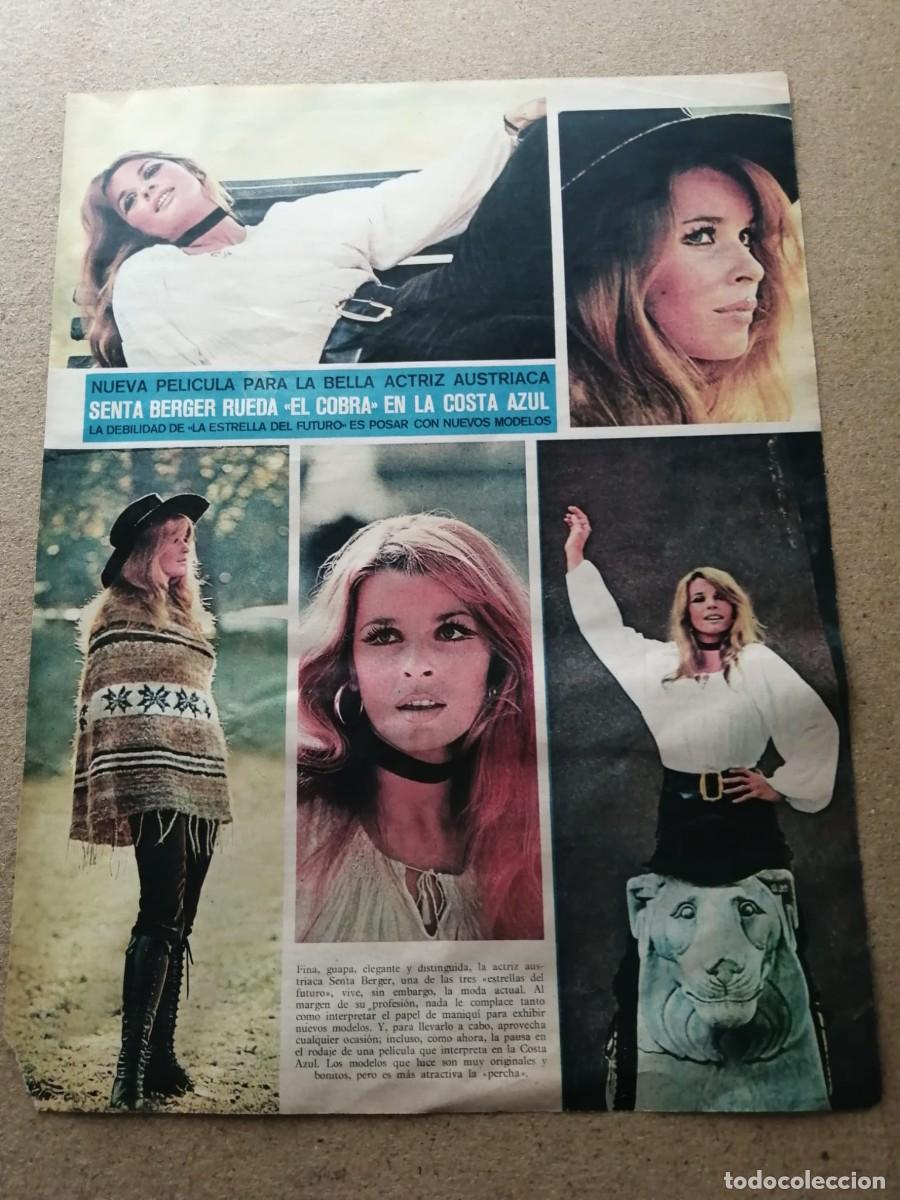 Otros Art&iacute;culos de Coleccionismo en Papel: REPORTAJE. SENTA BERGER RUEDA LOS SECUACES, JUNTO A STERLING HAYDEN Y JEAN YANNE