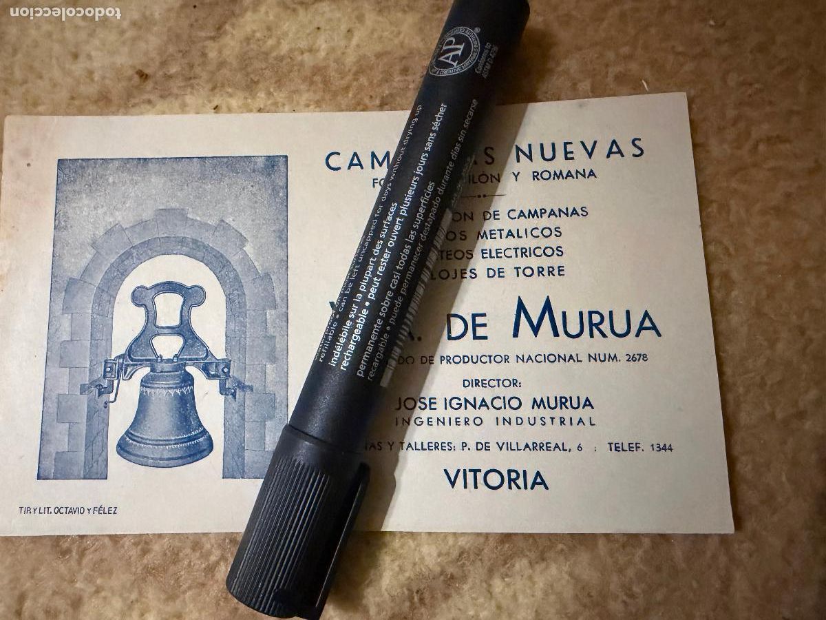 Otros Art&iacute;culos de Coleccionismo en Papel: Hoja publicidad campanas vda de murua Vitoria