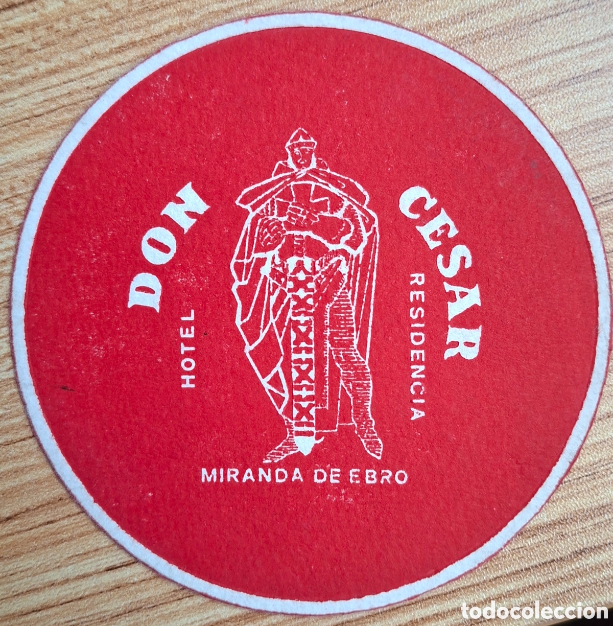 Outros artigos de papel: Posavasos Hotel Residencia Don C&eacute;sar - Miranda de Ebro (Burgos)