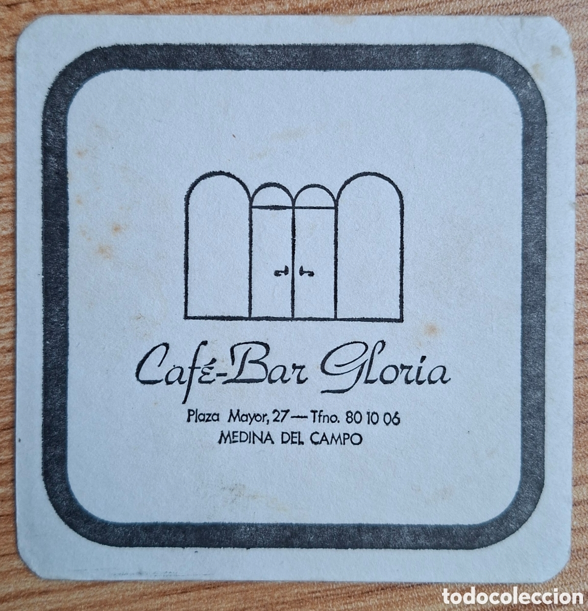 Sammelleidenschaft Andere Papierartikel: Posavasos Cafe Bar Gloria - Medina del Campo (Valladolid)