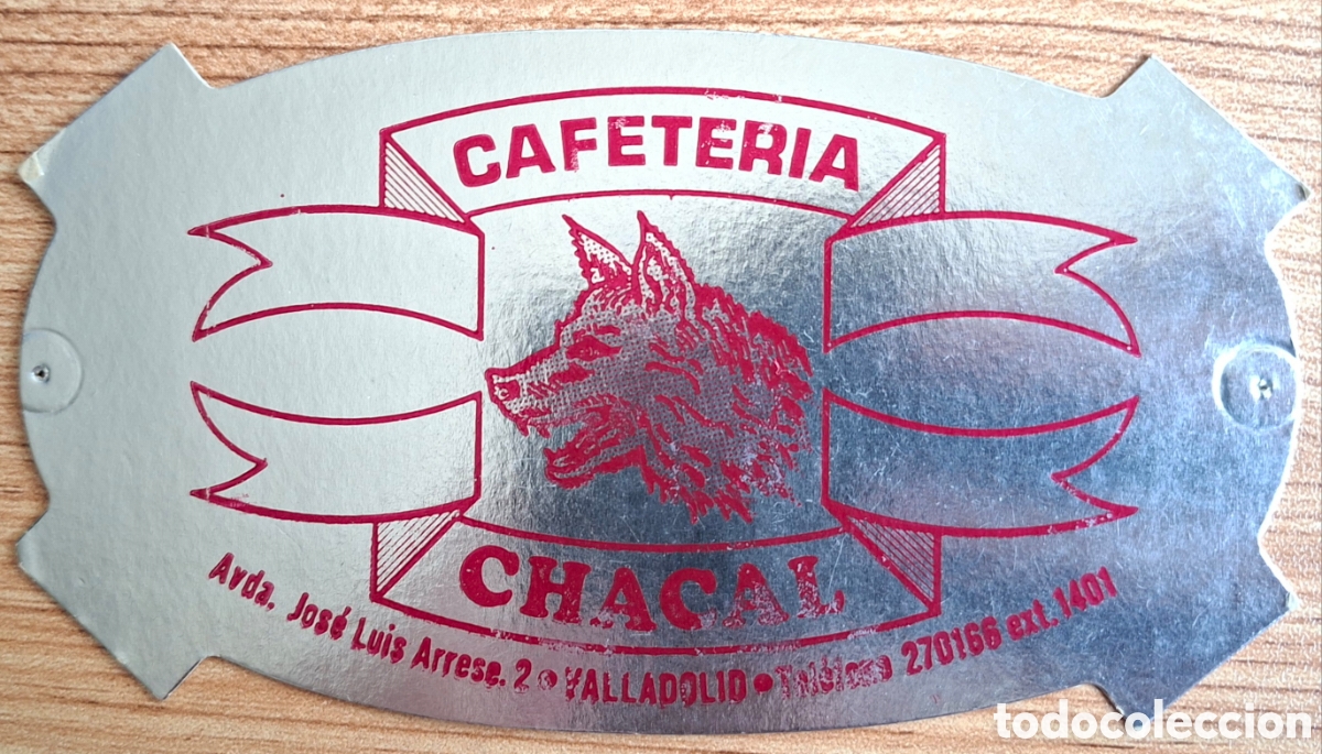 Otros Art&iacute;culos de Coleccionismo en Papel: Posavasos Cafeter&iacute;a Chacal - Valladolid