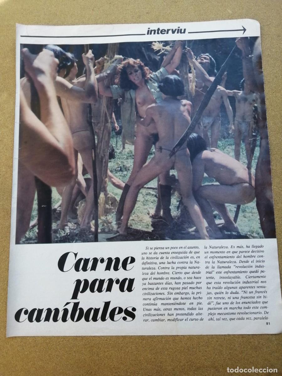 Otros Art&iacute;culos de Coleccionismo en Papel: REPORTAJE. RODAJE EMANUELLE Y LOS ULTIMOS CANIBALES