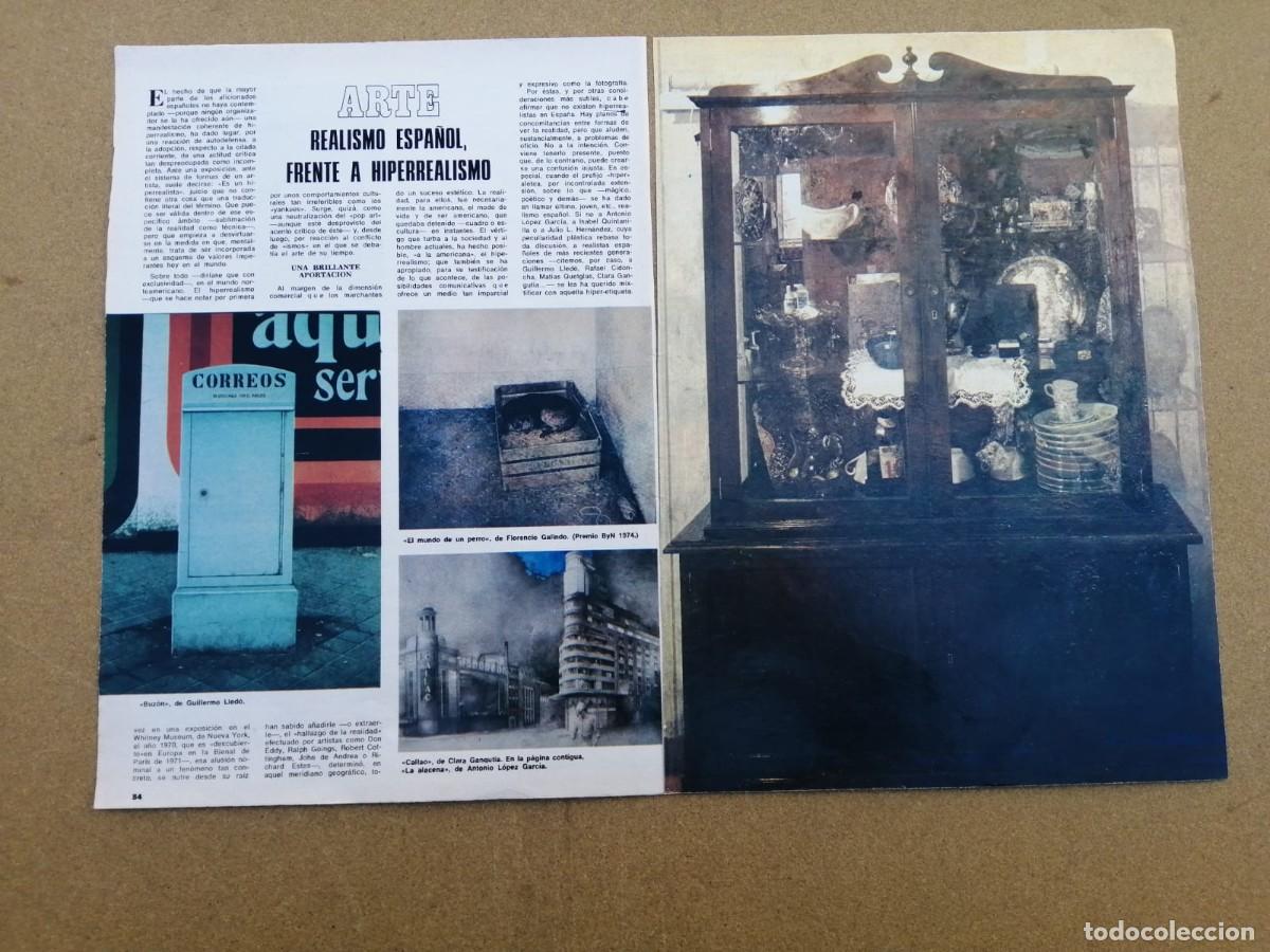 Otros Art&iacute;culos de Coleccionismo en Papel: REPORTAJE. ARTE, REALISMO ESPA&Ntilde;OL FRENTE A HIPERREALISMO