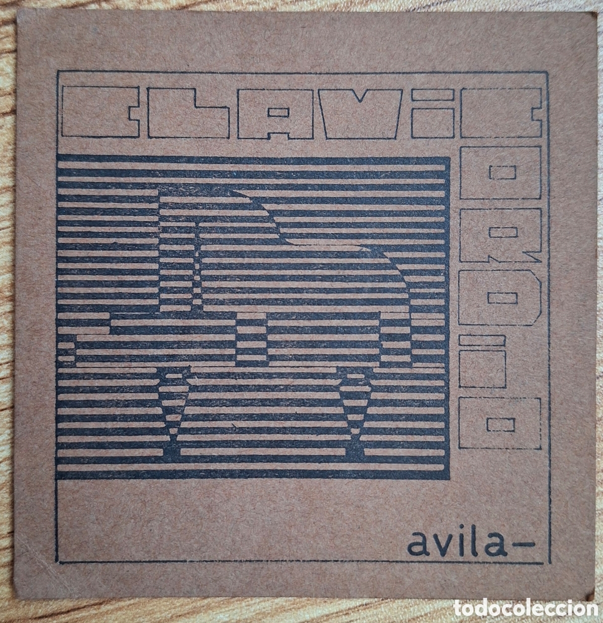 Otros Art&iacute;culos de Coleccionismo en Papel: Posavasos Clavicordio - &Aacute;vila