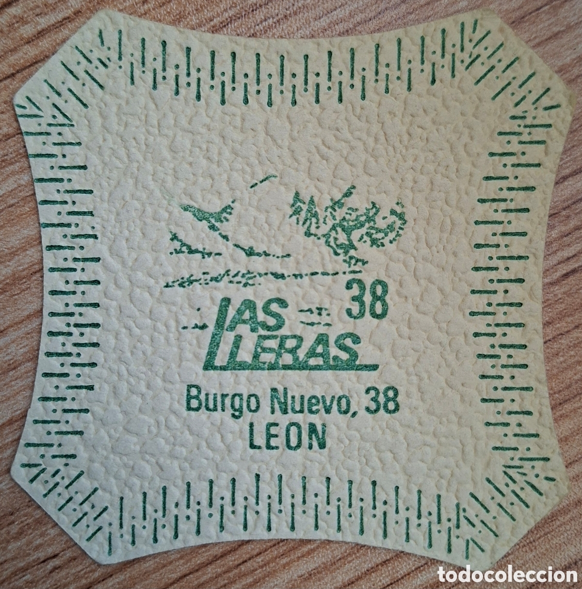 Otros Art&iacute;culos de Coleccionismo en Papel: Posavasos Las Lleras 38 - Le&oacute;n