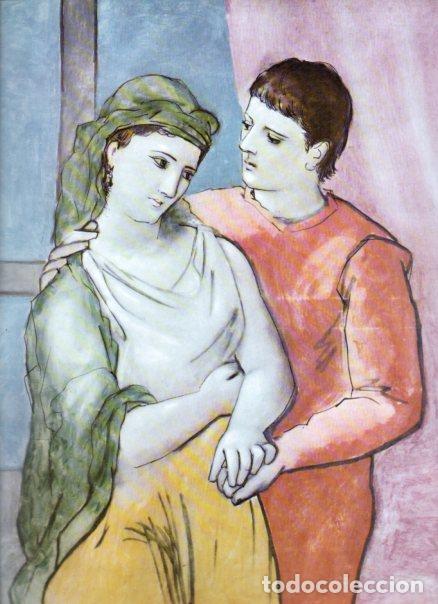 Otros art&iacute;culos de coleccionismo en papel: LAMINA V52764: Los amantes por Picasso