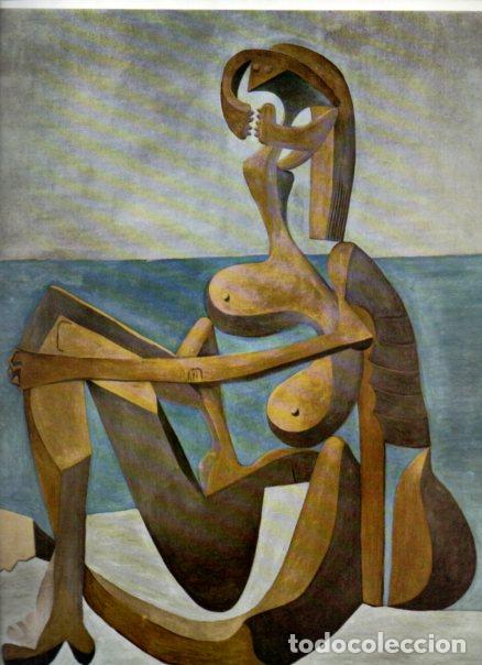 Otros art&iacute;culos de coleccionismo en papel: LAMINA V52774: Ba&ntilde;ista sentada por Picasso