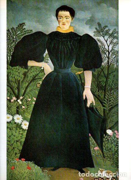 Otros art&iacute;culos de coleccionismo en papel: LAMINA V52888: Retrato de mujer por Henri Rousseau